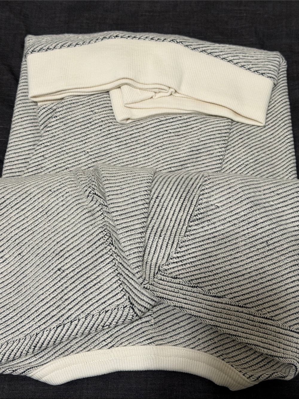 Marine Layer Portola Beach Crewneck Size XL White & Navy - Picture 3 of 5